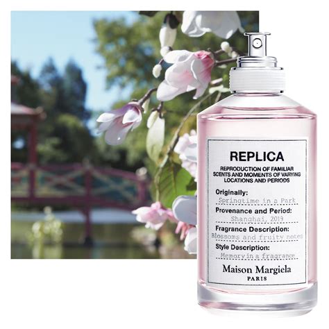 replica perfume springtime|replica springtime in a park.